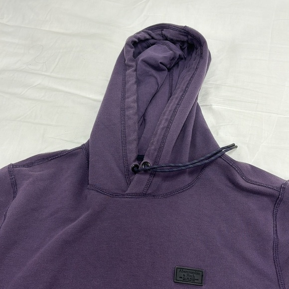 abercrombie & fitch Hoodie size m color purple - Picture 3 of 8
